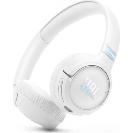JBL Tune 680NC Ασύρματα Bluetooth On Ear Ακουστικά με 50 ώρες Λειτουργίας Λευκά