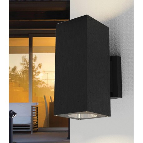 80203944 it-Lighting Palmyra E27 Outdoor Wall Lamp with Up and Down light Anthracite (80203944)