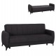 ΚΑΝΑΠΕΣ ΚΡΕΒΑΤΙ ΜΕ ΑΠΟΘ.ΧΩΡΟ TΡΙΘΕΣΙΟΣ NIKKO HM3292.01 ΓΚΡΙ ΥΦΑΣΜΑ 209x76x83Υεκ.
