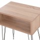 ΚΟΜΟΔΙΝΟ TODD HM18184.03 ΜΕΛΑΜΙΝΗ SONAMA ΞΥΛΟΥ-ΜΕΤΑΛ.ΜΑΥΡΑ ΠΟΔΙΑ 46x30x59Υεκ.