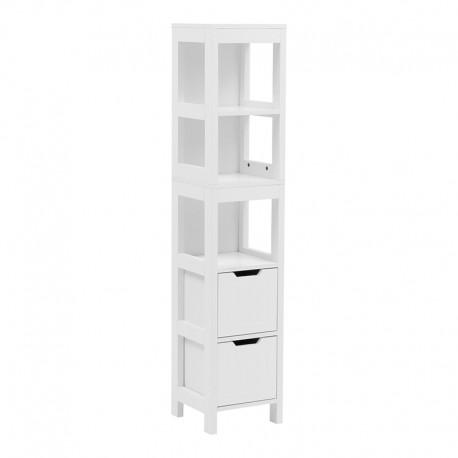 370-000036 Ντουλάπι-στήλη Kelby pakoworld mdf λευκό 30x30x144εκ