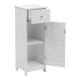 370-000033 Ντουλάπι-στήλη Chesy pakoworld mdf λευκό 32x30x87εκ