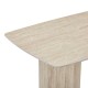 096-000054 Τραπέζι Loosir pakoworld mdf-sandstone σε όψη τραβερτίνας 180x90x74εκ