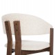 ΣΕΤ ΤΡΑΠΕΖΑΡΙΑΣ 7ΤΜΧ ZARRA HM21338.01 ΤΡΑΠΕΖΙ ΑΠΟ MDF--ΚΑΡΕΚΛΕΣ ΜΕ ΜΠΟΥΚΛΕ ΥΦΑΣΜΑ