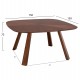 ΣΕΤ ΤΡΑΠΕΖΑΡΙΑΣ 9ΤΜΧ RIDER HM21341 ΤΡΑΠΕΖΙ ΑΠΟ MDF--ΚΑΡΕΚΛΕΣ RUBBERWOOD & ΥΦΑΣΜΑ