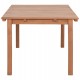 ΤΡΑΠΕΖΙ ΟΡΘΟΓΩΝΙΟ FINTO HM6616 ΞΥΛΟ TEAK--ΦΥΣΙΚΟ 200x100x75Υεκ.