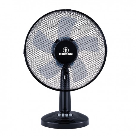 Human FT-30B6B Επιτραπέζιος Ανεμιστήρας 40W Διαμέτρου 30cm Μαύρος