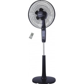 Morris MFS-16216 Ανεμιστήρας Δαπέδου Ορθοστάτης 40cm 60W με Tηλεχειριστήριο Μαύρος
