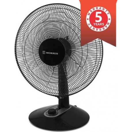 Morris MFT-16253 Επιτραπέζιος Ανεμιστήρας 40cm 60W Μαύρος