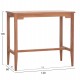 ΣΕΤ ΤΡΑΠΕΖΙ ΜΕ 4 ΣΚΑΜΠΟ ΜΠΑΡ NIKOL HM10916 ΞΥΛΟ TEAK ΣΕ ΦΥΣΙΚΟ ΧΡΩΜΑ