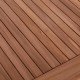 ΣΕΤ ΤΡΑΠΕΖΙ ΜΕ 4 ΣΚΑΜΠΟ ΜΠΑΡ NIKOL HM10916 ΞΥΛΟ TEAK ΣΕ ΦΥΣΙΚΟ ΧΡΩΜΑ