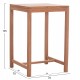 ΣΕΤ ΤΡΑΠΕΖΙ ΜΕ 2 ΣΚΑΜΠΟ ΜΠΑΡ BOLMAR HM10917 ΞΥΛΟ TEAK ΣΕ ΦΥΣΙΚΟ ΧΡΩΜΑ