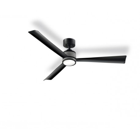 KEROSUN KCF-52B3MBMF Ανεμιστήρας Οροφής Μαύρος με Τηλεχειριστήριο 52 cm