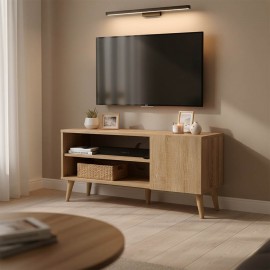 049-000118 Έπιπλο τηλεόρασης Orianne pakoworld σε sonoma απόχρωση 90x32x46εκ