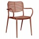 ΠΟΛΥΘΡΟΝΑ ΤΡΑΠΕΖΑΡΙΑΣ HILLIARD HM6644.08 ΑΛΟΥΜΙΝΙΟ ΣΕ TERRACOTTA 56x58x80Υεκ