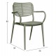 ΠΟΛΥΘΡΟΝΑ ΤΡΑΠΕΖΑΡΙΑΣ HILLIARD HM6644.07 ΑΛΟΥΜΙΝΙΟ ΣΕ OLIVE GREEN 56x58x80Υεκ