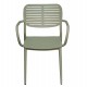 ΠΟΛΥΘΡΟΝΑ ΤΡΑΠΕΖΑΡΙΑΣ HILLIARD HM6644.07 ΑΛΟΥΜΙΝΙΟ ΣΕ OLIVE GREEN 56x58x80Υεκ