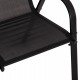 ΣΕΤ ΤΡΑΠΕΖΑΡΙΑΣ 5ΤΜΧ BRUNO HM10894.03 ΜΕΤΑΛΛΟ & TEXTILENE-- ΜΑΥΡΟ