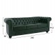 ΣΕΤ ΚΑΝΑΠΕΣ 2ΘΕΣΙΟΣ & 3ΘΕΣΙΟΣ HM10911.08 PU ΔΕΡΜΑ Τ.CHESTERFIELD ΚΥΠΑΡΙΣΣΙ