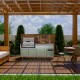 09.313.002 ΕΡΜΑΡΙΟ INOX BBQ TGH-B1-M61 ΜΕ ΠΟΡΤΕΣ