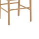 263-000010 Καρέκλα Alessia pakoworld ξύλο οξιάς-rattan φυσικό 43x44x89εκ