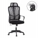 ΚΑΡΕΚΛΑ ΓΡΑΦΕΙΟΥ ELVAR HM1219.01 ΜΑΥΡO MESH--ΒΑΣΗ ΠΟΛΥΠΡΟΠΥΛΕΝΙΟΥ 63x56x125Υεκ