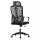 ΚΑΡΕΚΛΑ ΓΡΑΦΕΙΟΥ ELVAR HM1219.01 ΜΑΥΡO MESH--ΒΑΣΗ ΠΟΛΥΠΡΟΠΥΛΕΝΙΟΥ 63x56x125Υεκ