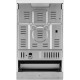 Electrolux LKR520001W Κουζίνα Ηλεκτρική 57lt με Κεραμικές Εστίες Λευκή 50cm A