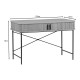 260-000024 Γραφείο εργασίας Scandi pakoworld MDF/Metal σε φυσική απόχρωση με μεταλλικά μαύρα πόδια 120x60x76,5εκ