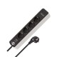 Πολύπριζο 4 θέσεων με 2 x USB-C και διακόπτη BRENNENSTUHL 1153240126 Ecolor λευκό