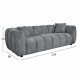 ΚΑΝΑΠΕΣ 3-ΘΕΣΙΟΣ LYKKE HM3323.01 ΓΚΡΙ ΥΦΑΣΜΑ 229x89x70Υεκ