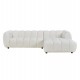 ΣΕΤ ΚΑΝΑΠΕΣ ΓΩΝΙΑ (ΔΕΞΙΑ)-ΠΟΛΥΘΡΟΝΑ LOUNGE LYKKE HM10820.02R ΕΚΡΟΥ ΥΦΑΣΜΑ