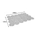 432-000003 Χαλί Nelando pakoworld γιούτα σε φυσική απόχρωση 120x180εκ