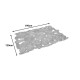 432-000005 Χαλί Borda pakoworld γιούτα σε φυσική απόχρωση 120x190εκ