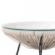 ΣΕΤ ΕΞΩΤΕΡΙΚΟΥ ΧΩΡΟΥ 3ΤΜΧ ACAPULCO HM11861.03 P.E.RATTAN ΕΚΡΟΥ-ΜΕΤΑΛΛΟ ΣΕ ΜΑΥΡΟ