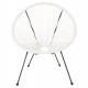 ΣΕΤ ΕΞΩΤΕΡΙΚΟΥ ΧΩΡΟΥ 3ΤΜΧ ACAPULCO HM11861.12 P.E.RATTAN ΛΕΥΚΟ-ΜΕΤΑΛΛΟ ΣΕ ΜΑΥΡΟ