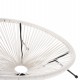 ΣΕΤ ΕΞΩΤΕΡΙΚΟΥ ΧΩΡΟΥ 3ΤΜΧ ACAPULCO HM11861.12 P.E.RATTAN ΛΕΥΚΟ-ΜΕΤΑΛΛΟ ΣΕ ΜΑΥΡΟ