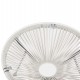 ΣΕΤ ΕΞΩΤΕΡΙΚΟΥ ΧΩΡΟΥ 3ΤΜΧ ACAPULCO HM11861.12 P.E.RATTAN ΛΕΥΚΟ-ΜΕΤΑΛΛΟ ΣΕ ΜΑΥΡΟ