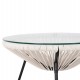 ΣΕΤ ΕΞΩΤΕΡΙΚΟΥ ΧΩΡΟΥ 3ΤΜΧ ACAPULCO HM11861.12 P.E.RATTAN ΛΕΥΚΟ-ΜΕΤΑΛΛΟ ΣΕ ΜΑΥΡΟ