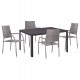 ΣΕΤ ΤΡΑΠΕΖΑΡΙΑΣ ΕΞ.ΧΩΡΟΥ 5ΤΜΧ MORNER HM21008 ΜΕΤΑΛΛΟ & WICKER ΣΕ ΓΚΡΙ