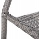 ΣΕΤ ΤΡΑΠΕΖΑΡΙΑΣ ΕΞ.ΧΩΡΟΥ 5ΤΜΧ MORNER HM21008 ΜΕΤΑΛΛΟ & WICKER ΣΕ ΓΚΡΙ