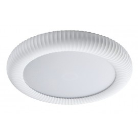 42054-White Inlight Φωτιστικό Οροφής Γύψινο LED 36W, 3000K, Λευκό, D:40x6,5cm(42054-White)