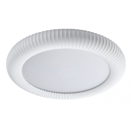 42054-White Inlight Φωτιστικό Οροφής Γύψινο LED 36W, 3000K, Λευκό, D:40x6,5cm(42054-White)