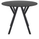 20-0825 MAX ΤΡΑΠΕΖΙ Φ90Χ74εκ. BLACK LAMINATE 12mm