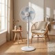 Izzy IZ-9020+ Ανεμιστήρας Ορθοστάτης 70W Διαμέτρου 40cm Λευκός