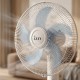 Izzy IZ-9020+ Ανεμιστήρας Ορθοστάτης 70W Διαμέτρου 40cm Λευκός