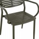 ΠΟΛΥΘΡΟΝΑ ΤΡΑΠΕΖΑΡΙΑΣ HILLIARD HM6644.07 ΑΛΟΥΜΙΝΙΟ ΣΕ OLIVE GREEN 58x52x78Υεκ