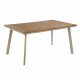 ΤΡΑΠΕΖΙ ΑΛΟΥΜΙΝΙΟΥ ΜΕ POLYWOOD TABER HM5132.04 ΚΑΠΟΥΤΣΙΝΟ 160x92x72Υεκ