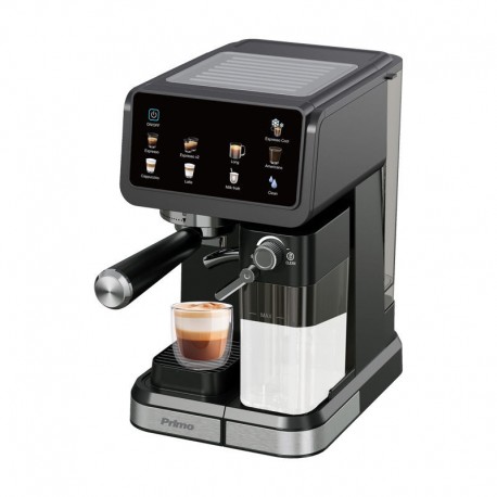 400570 Μηχανή Espresso+Milk frother PREM-40570 Primo Hot & Cold 3σε1 20Bar Touch screen Μαύρη-Inox