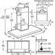 Electrolux LFT529X Καμινάδα-Τζάκι 90cm Inox B